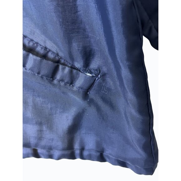 Vintage Ebert Sportswear Indomitable USS Stein FF 1065 Jacket Sz L Navy - Picture 7 of 12